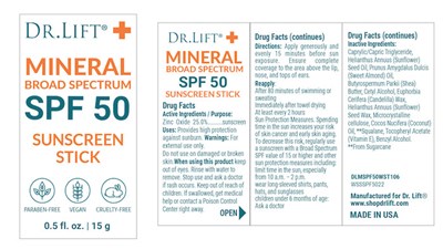 Drlift Mineral Stick Spf 50 (Delift Stick Mineral Spf50)